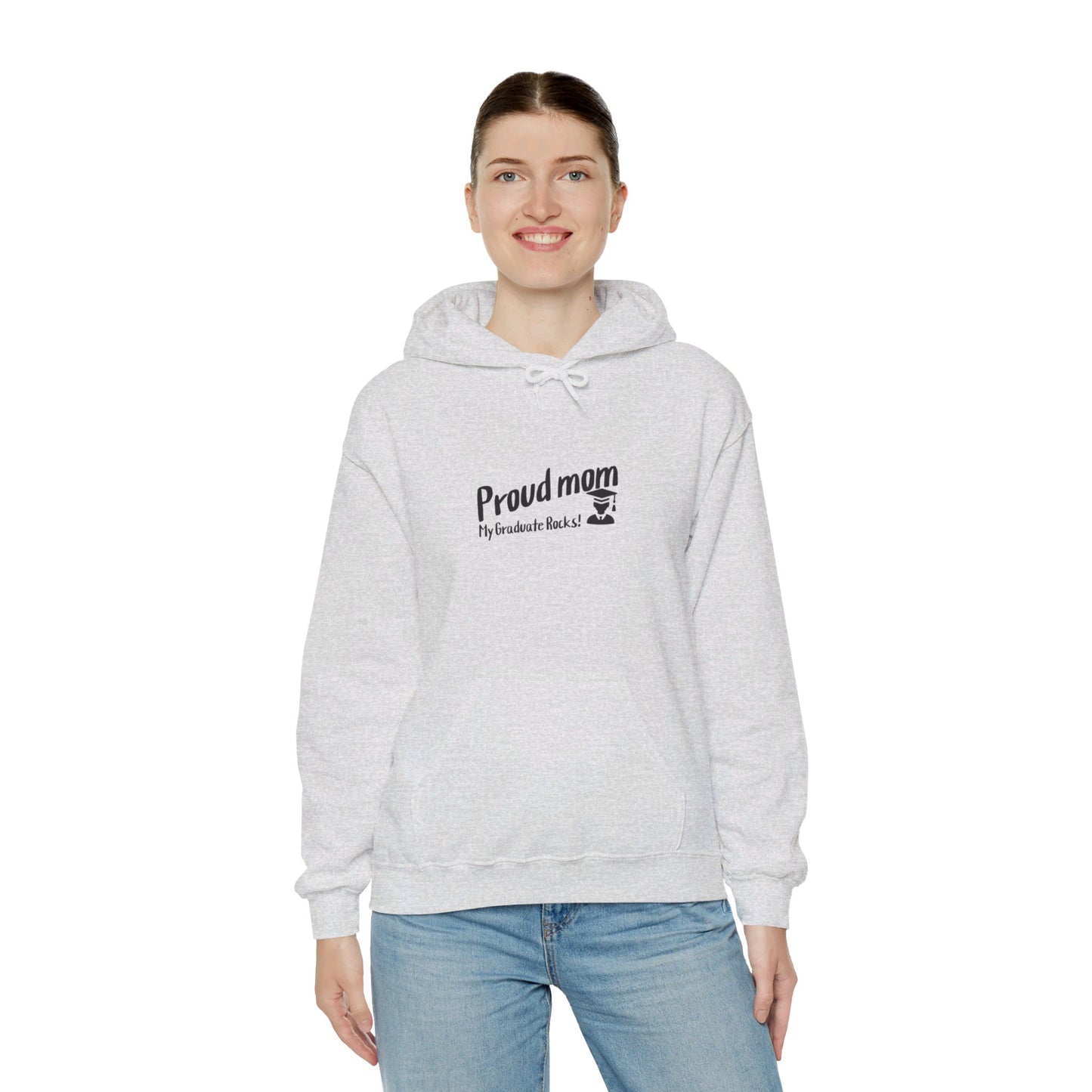 Unisex Heavy Blend™ Hooded Sweatshirt-Proud mom of graduate