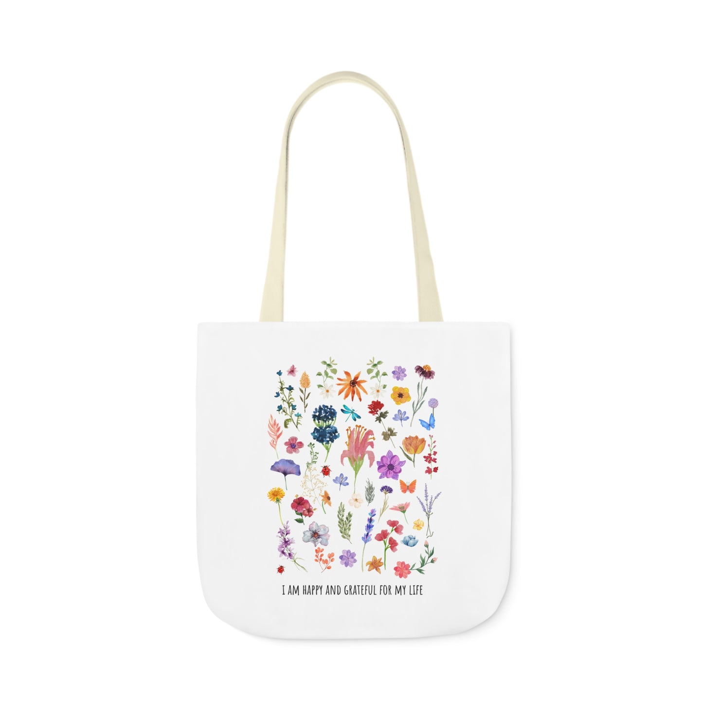 Canvas Tote Flowers