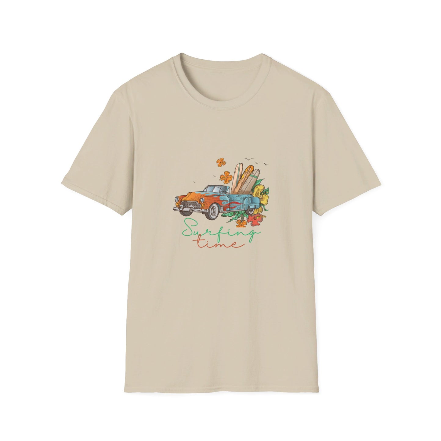 Unisex Softstyle Summer surfing t-shirt