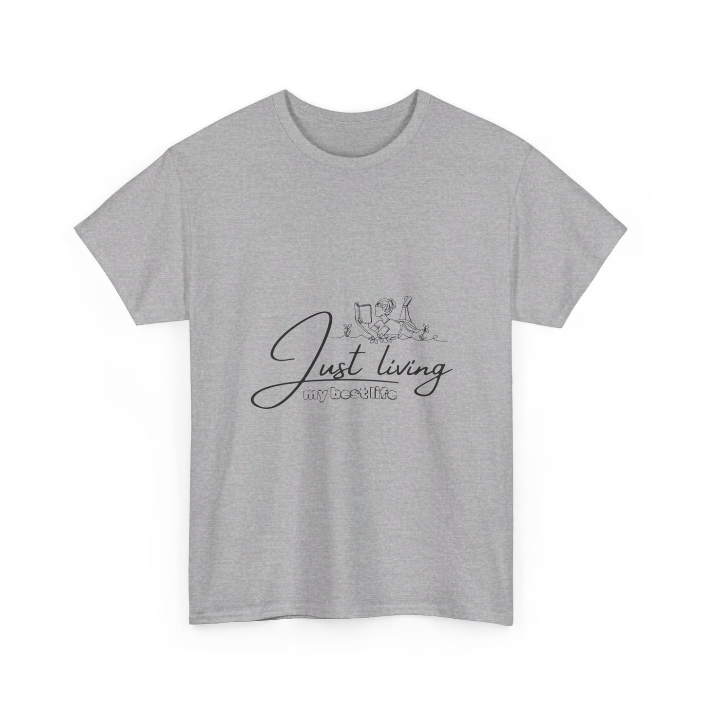 Unisex Heavy Cotton Tee - Just living my girl best life t-shirt