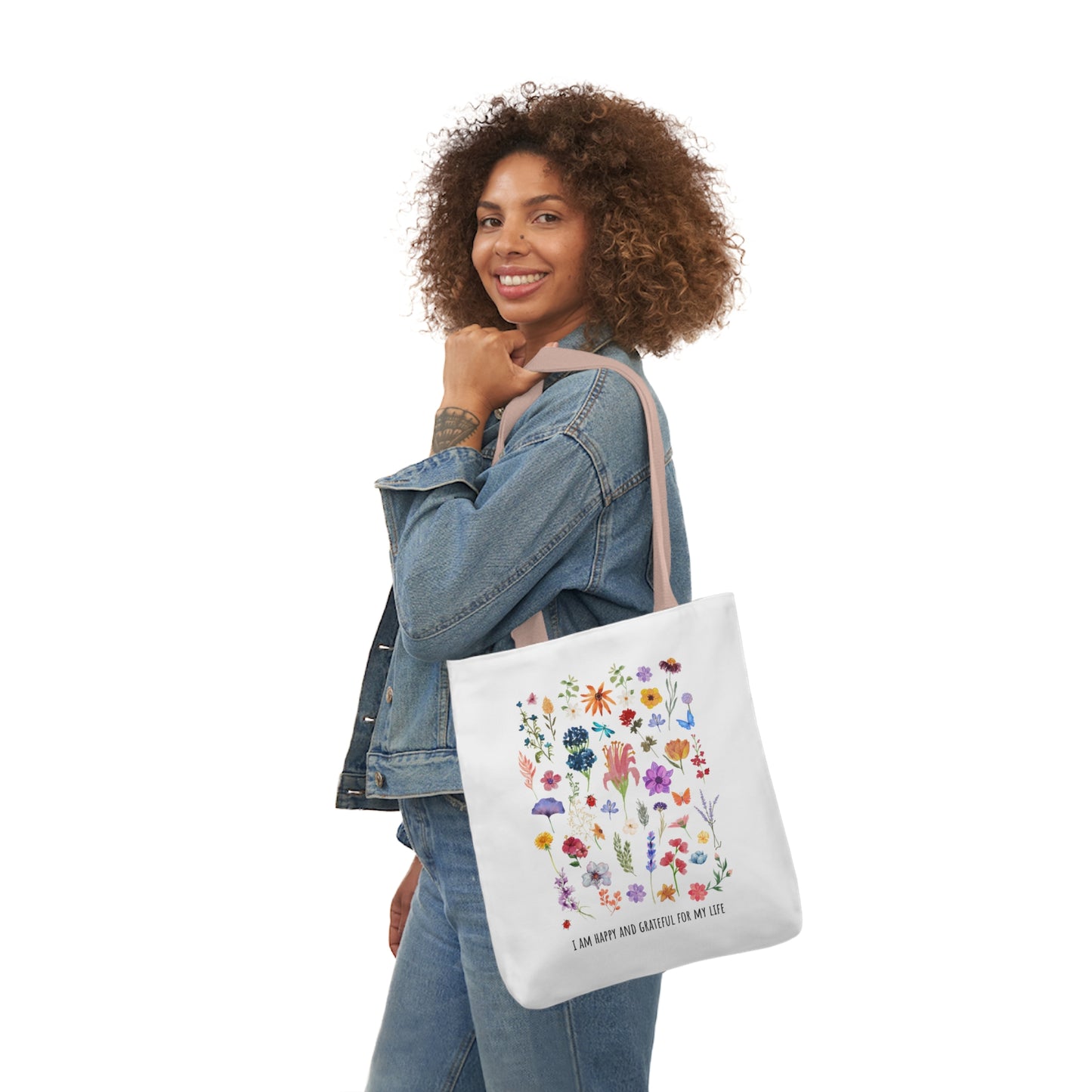 Canvas Tote Flowers