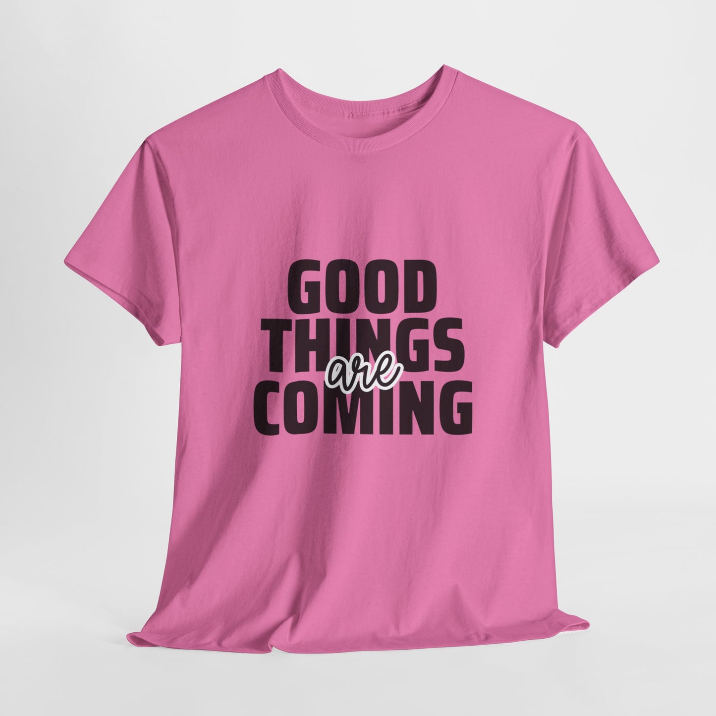 Unisex Heavy Cotton Tee - Goods Things Are Coming- T-shirt