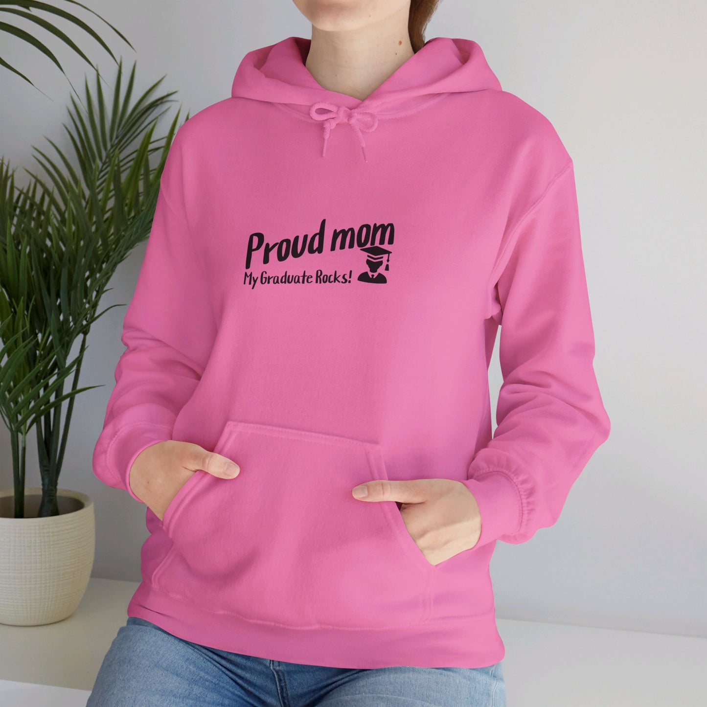 Unisex Heavy Blend™ Hooded Sweatshirt-Proud mom of graduate