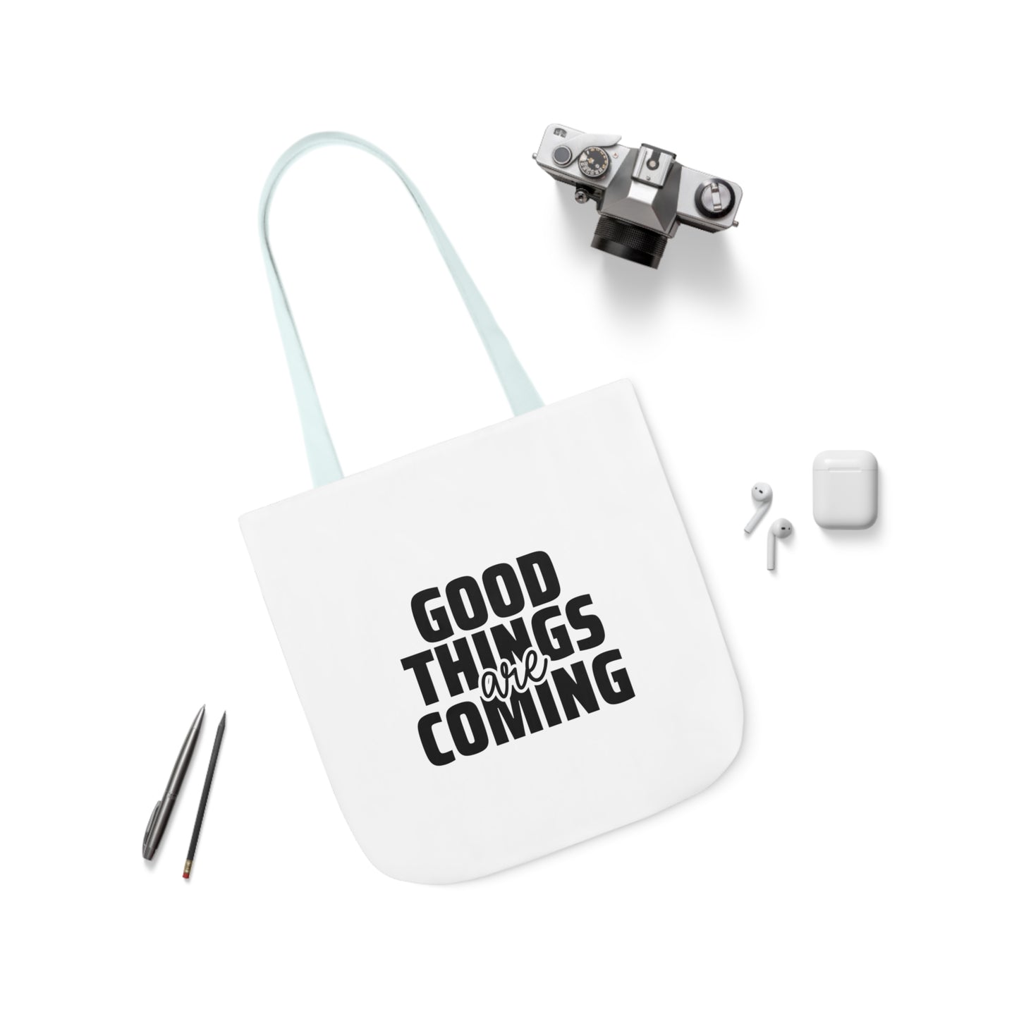 Canvas Tote Bag-Good Things are Coming