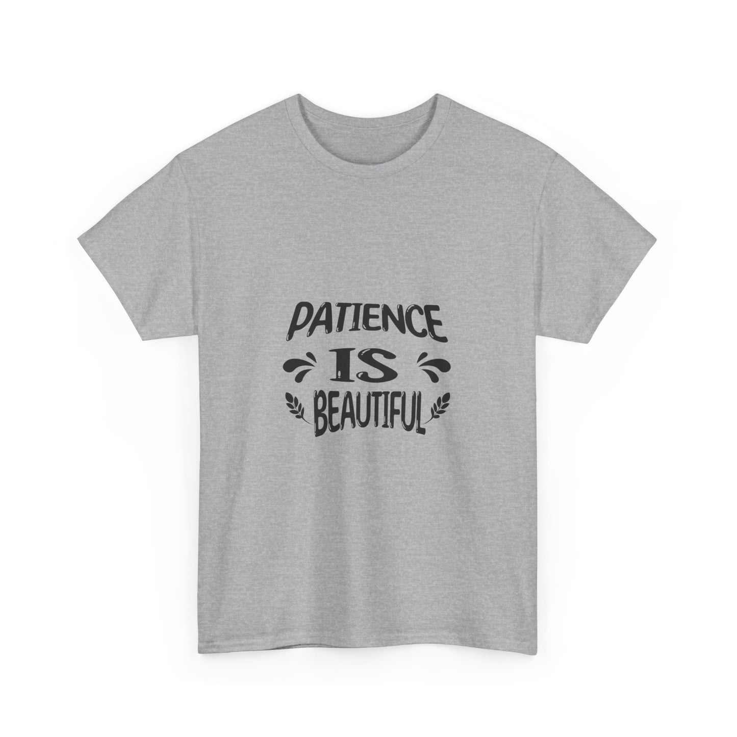 Unisex Heavy Cotton Tee - Patience is Beautiful - T-shirt