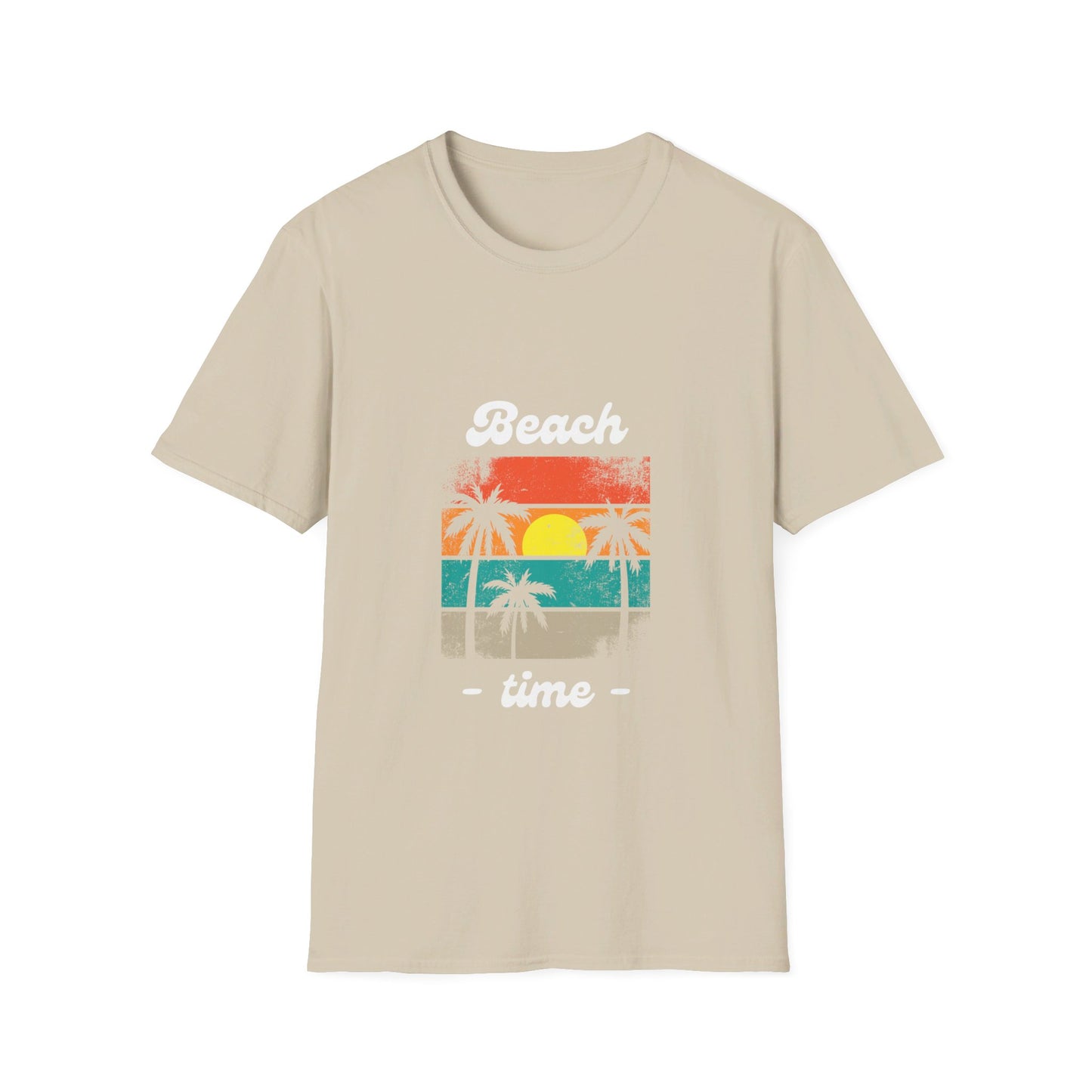 Unisex Softstyle Summer Beach time t-shirt