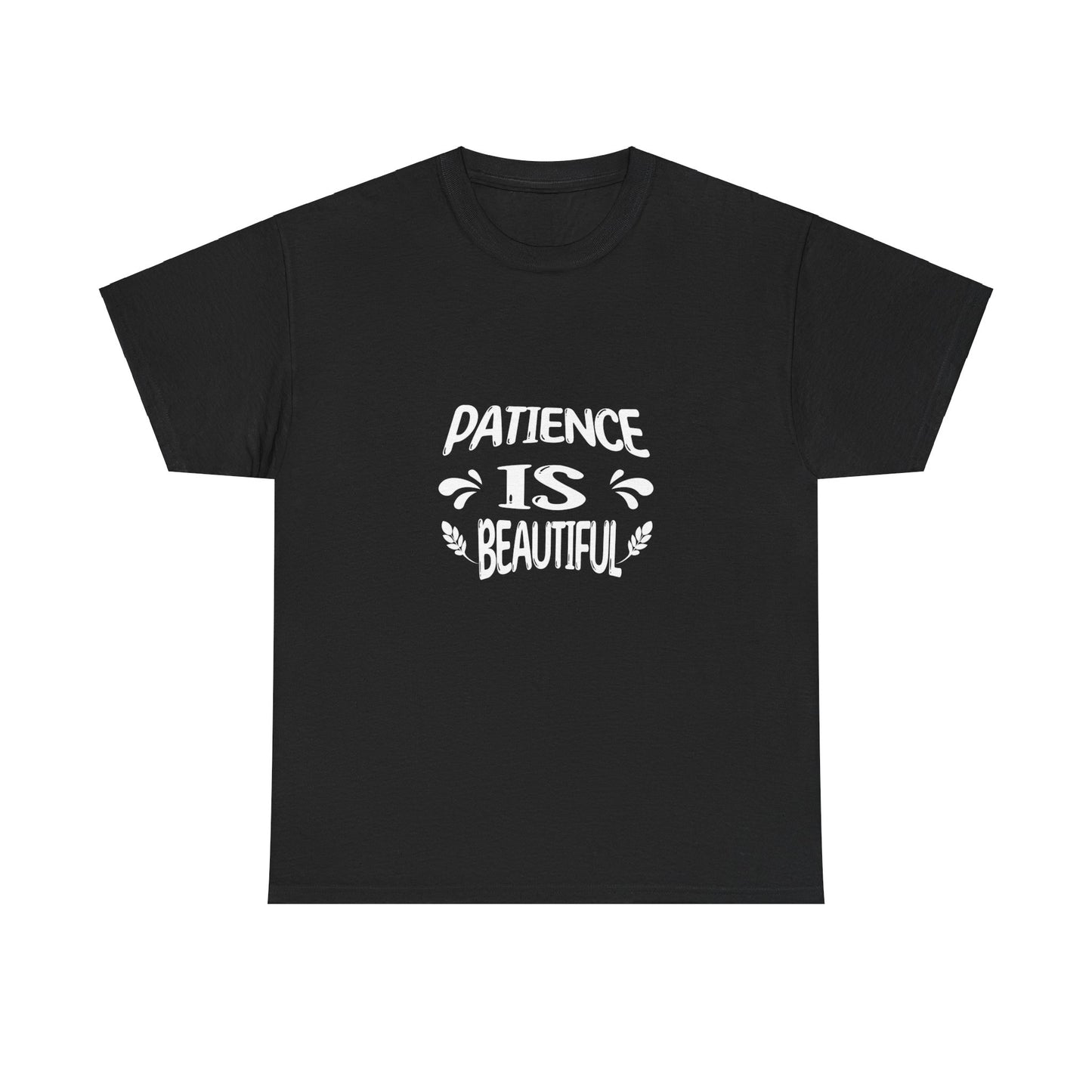 Unisex Heavy Cotton Tee - Patience is Beautiful- Dark T-shirts