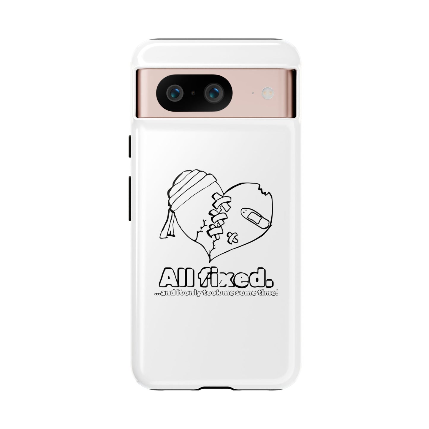 Tough Cases-Google Pixel cases- All Fixed-Brocken Heart