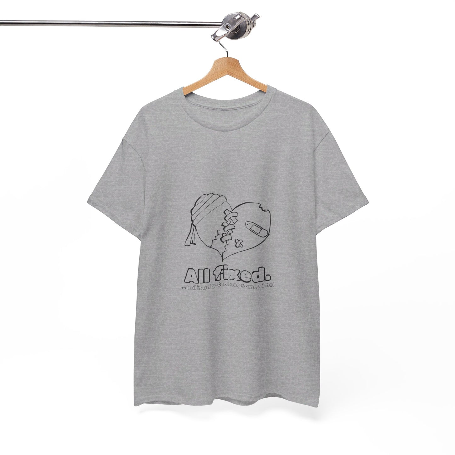 Copy of Unisex Heavy Cotton Tee - Just leaving best life-Busy girl- reading a book-relaxing-Cool girls t-shirt