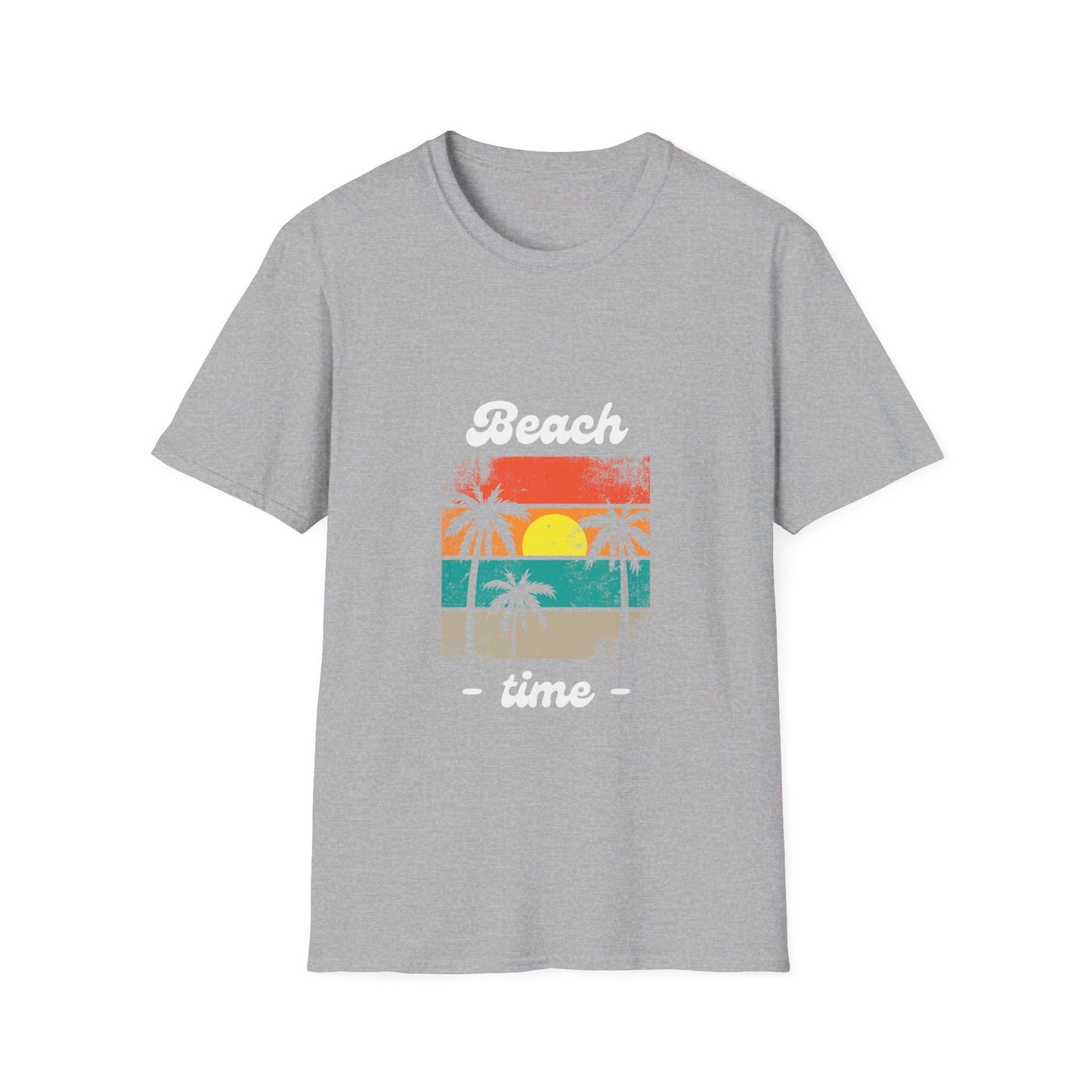 Unisex Softstyle Summer Beach time t-shirt