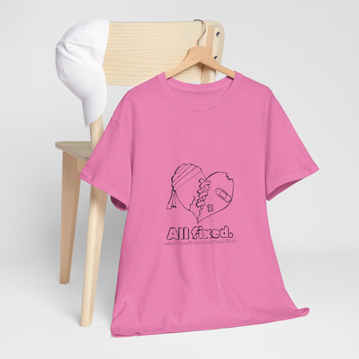 Copy of Unisex Heavy Cotton Tee - Just leaving best life-Busy girl- reading a book-relaxing-Cool girls t-shirt