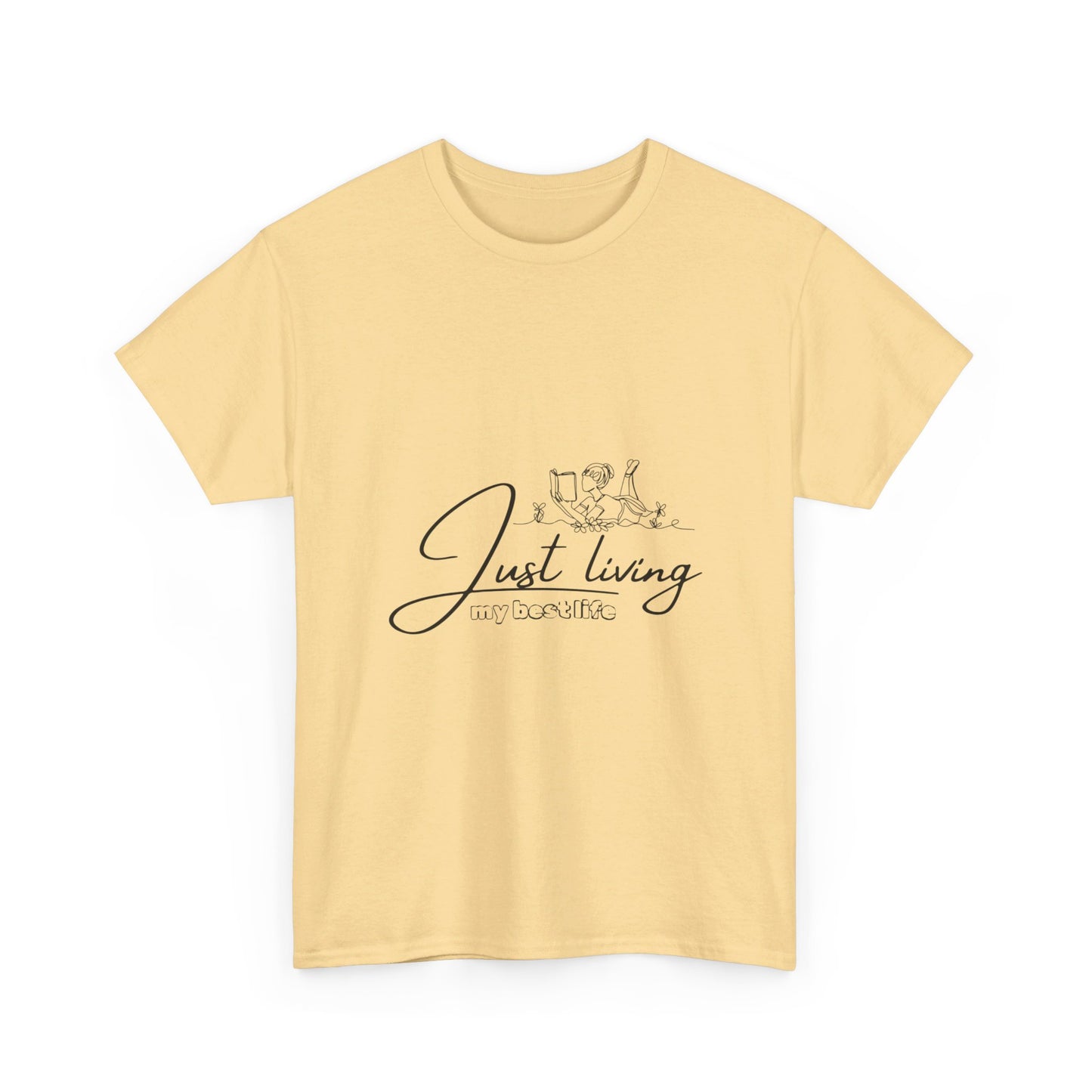 Unisex Heavy Cotton Tee - Just living my girl best life t-shirt