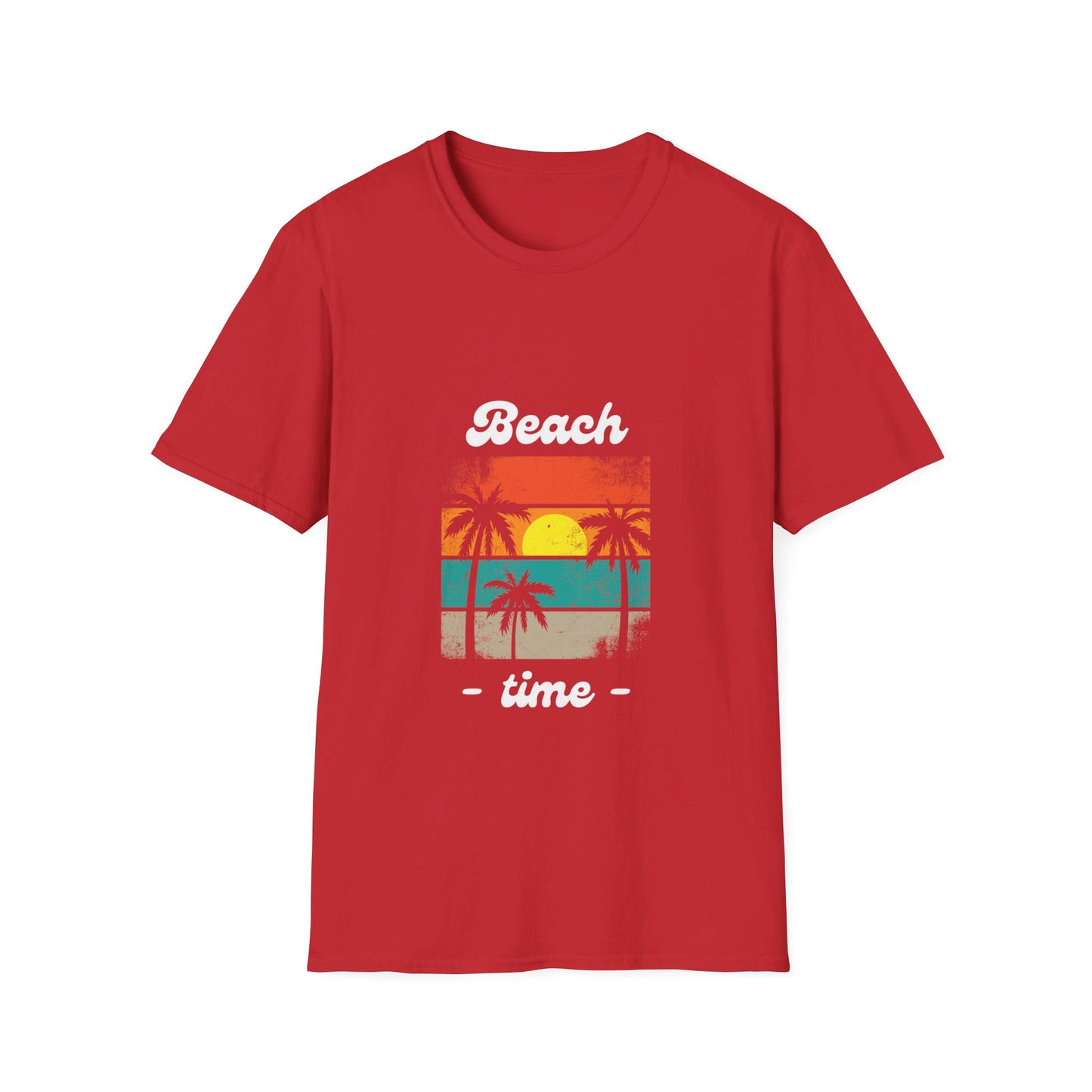 Unisex Softstyle Summer Beach time t-shirt