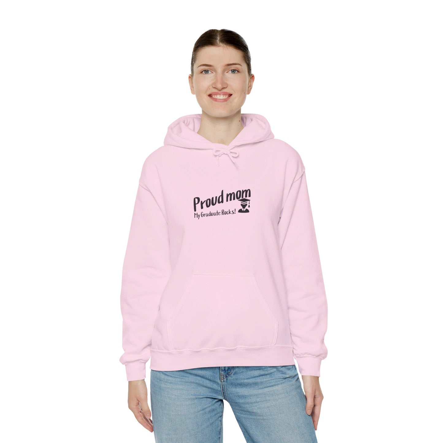 Unisex Heavy Blend™ Hooded Sweatshirt-Proud mom of graduate