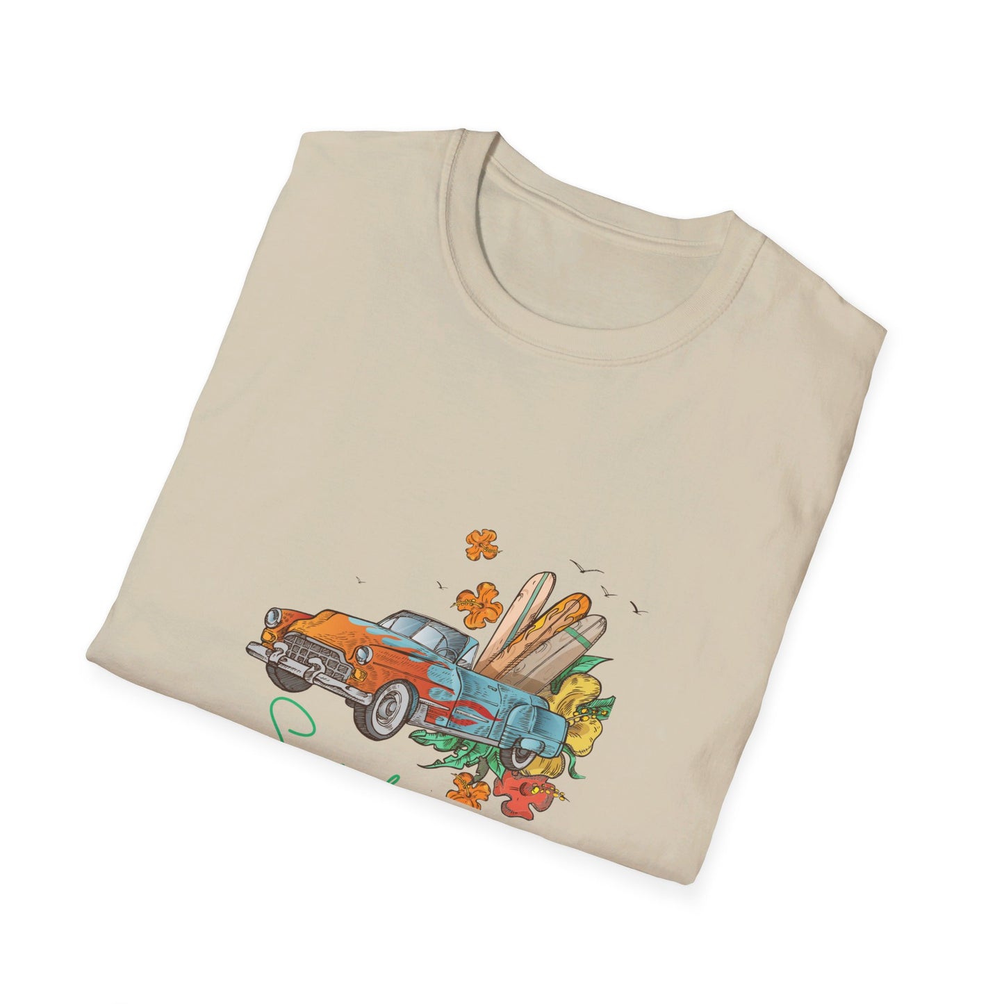 Unisex Softstyle Summer surfing t-shirt