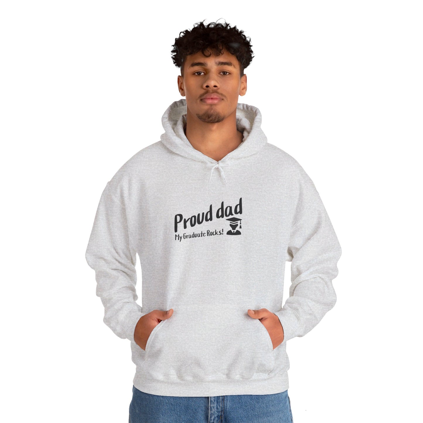 Unisex Heavy Blend™ Hooded Sweatshirt- Proud dad of graduate