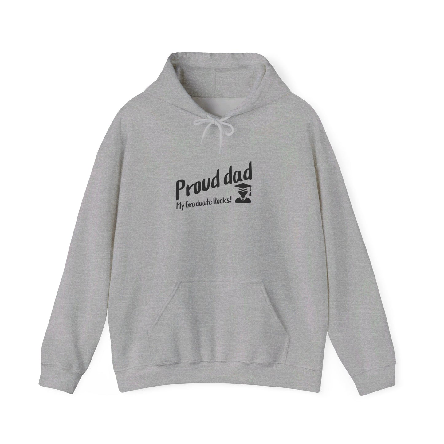 Unisex Heavy Blend™ Hooded Sweatshirt- Proud dad of graduate