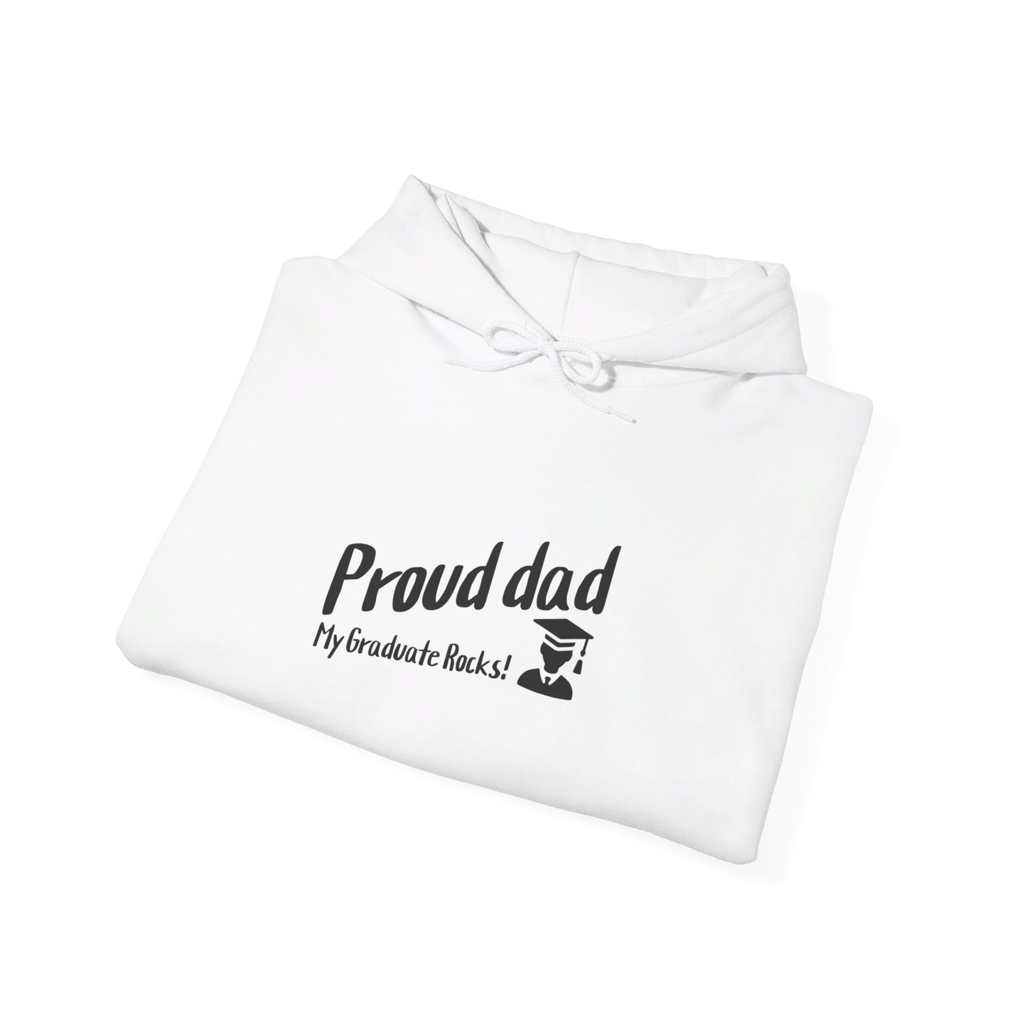 Unisex Heavy Blend™ Hooded Sweatshirt- Proud dad of graduate