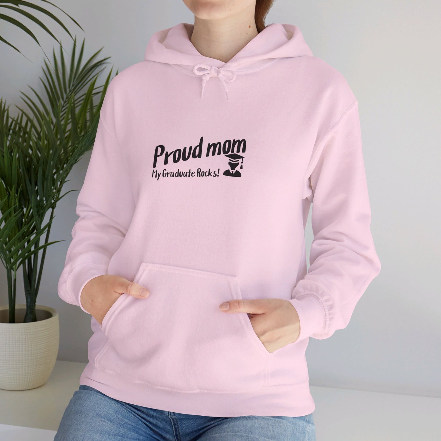 Unisex Heavy Blend™ Hooded Sweatshirt-Proud mom of graduate