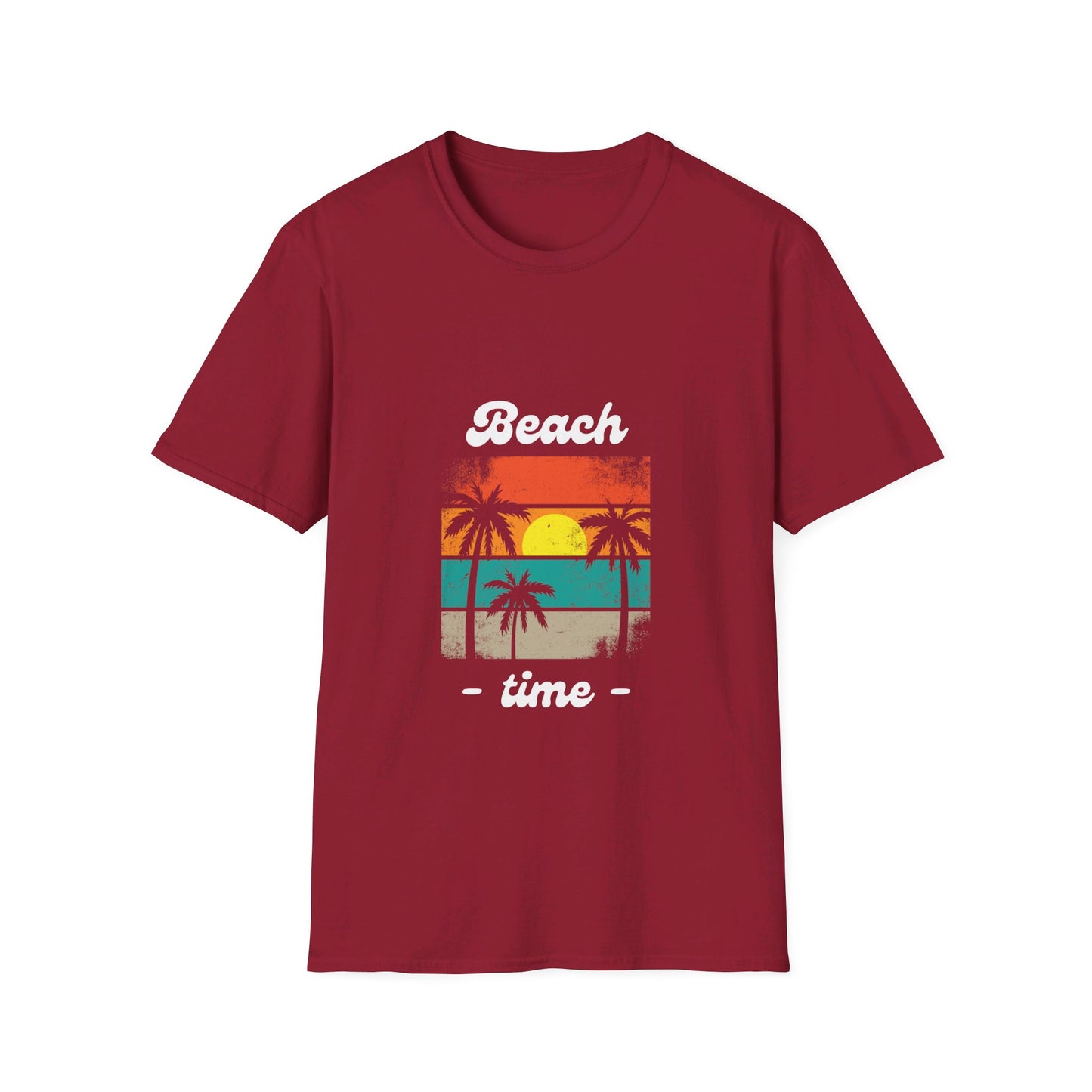 Unisex Softstyle Summer Beach time t-shirt