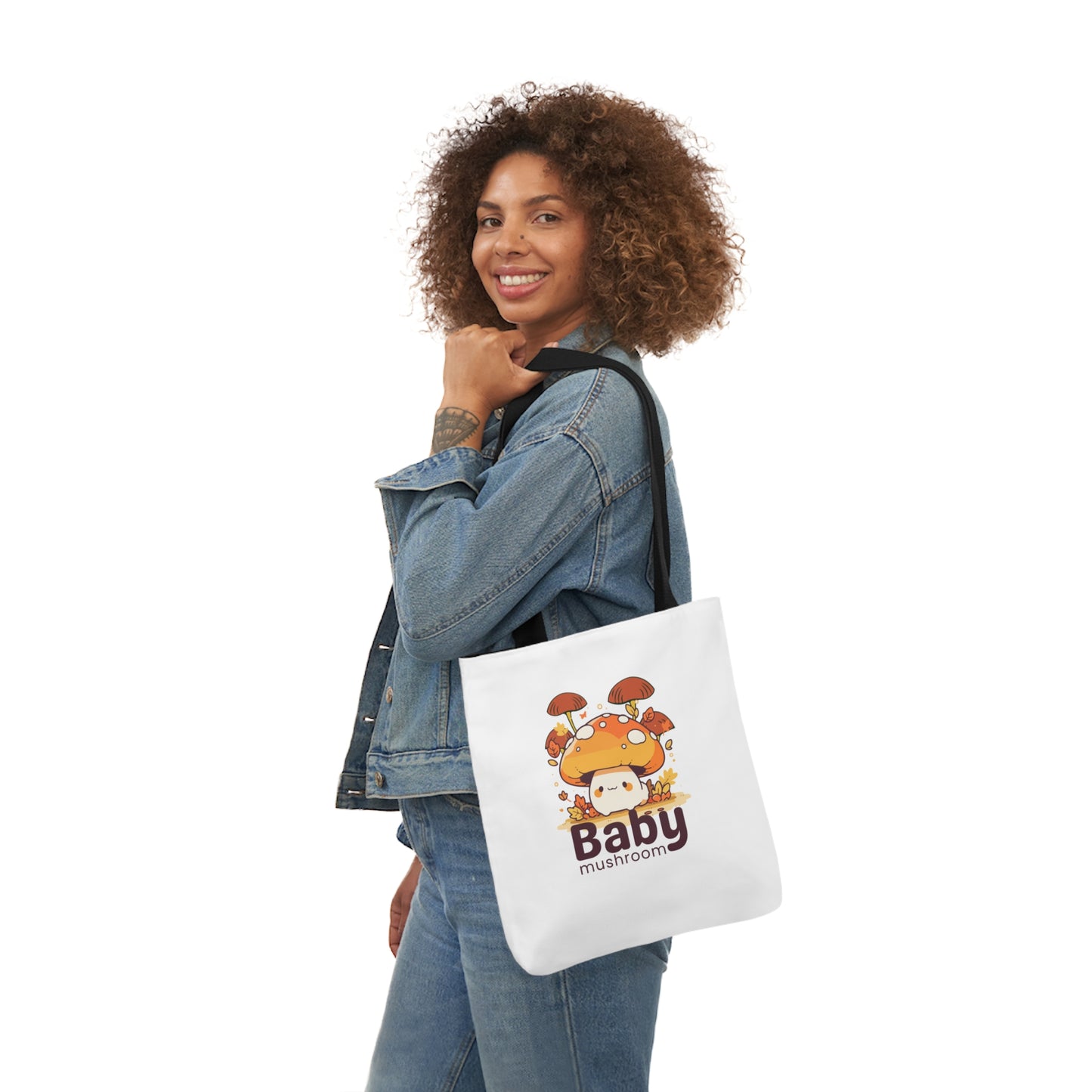 Canvas Tote Bag-Baby Mashroom