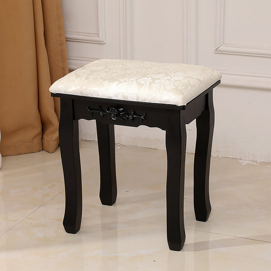 Dresser Part Soft Dressing Stool Black