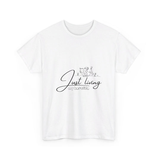 Unisex Heavy Cotton Tee - Just living my girl best life t-shirt