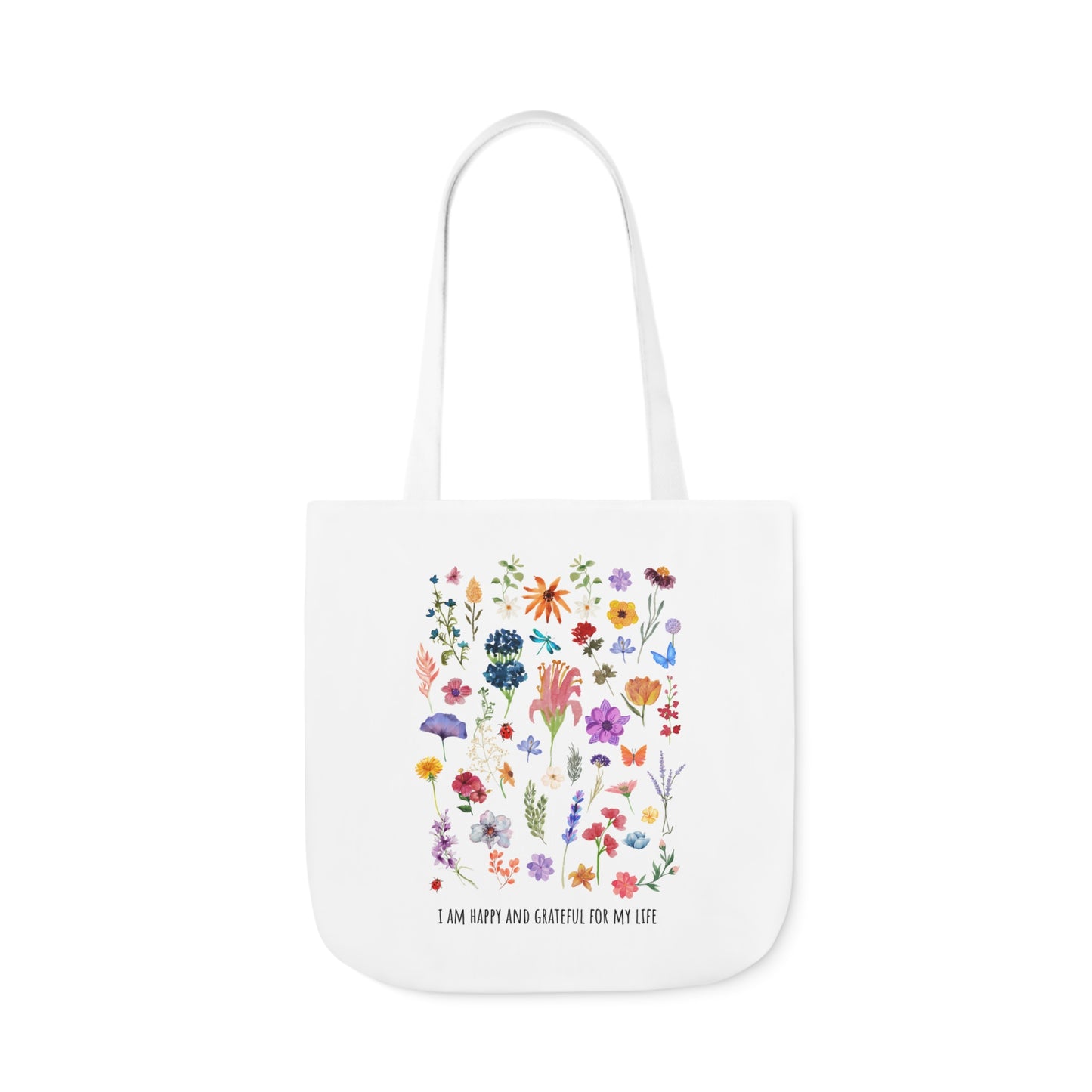 Canvas Tote Flowers