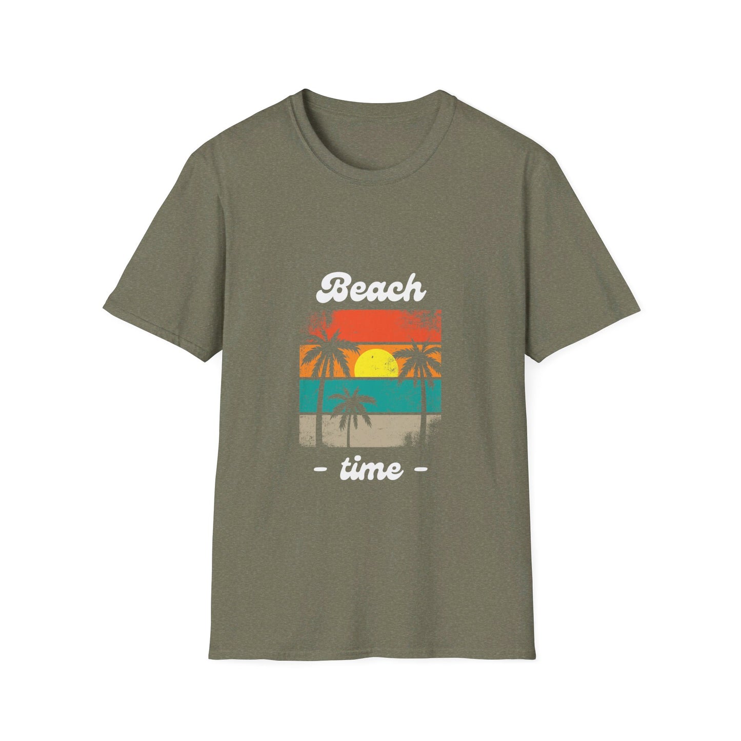 Unisex Softstyle Summer Beach time t-shirt