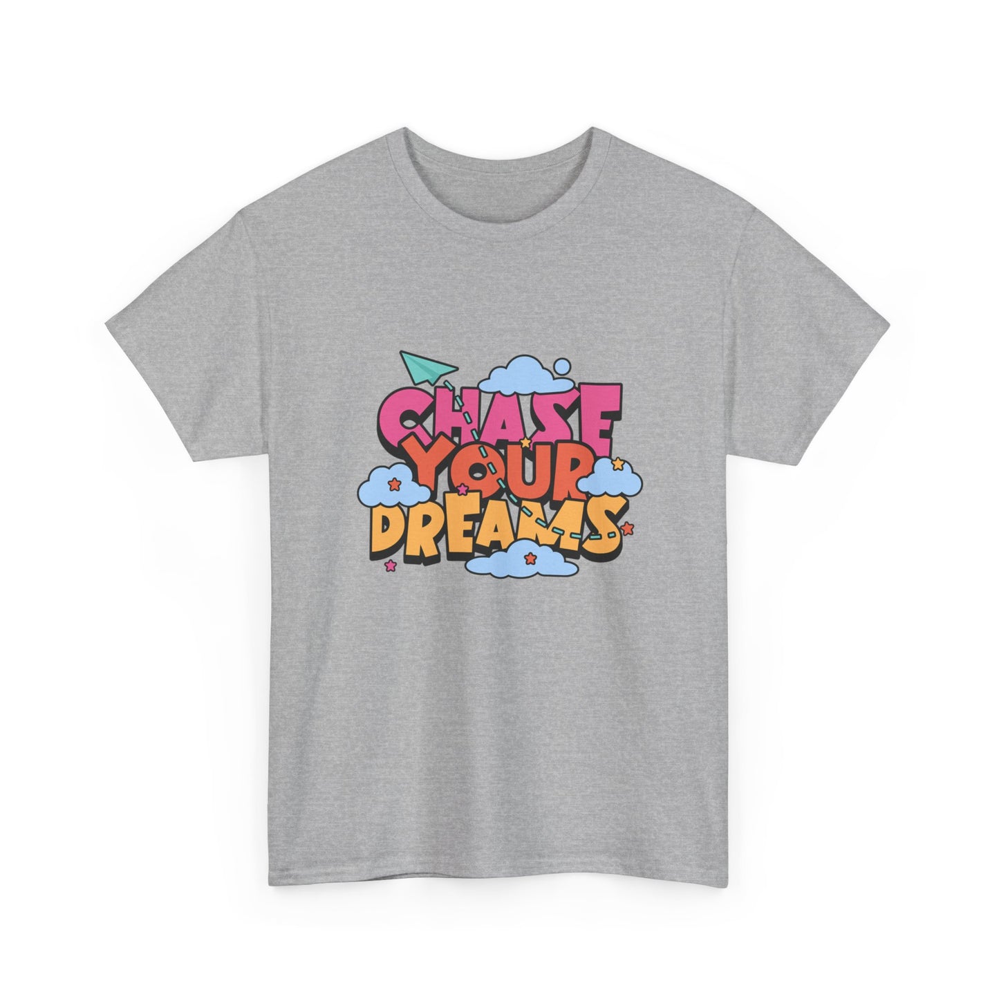 Unisex Heavy Cotton Tee - Chase Your Dreams- T-shirt