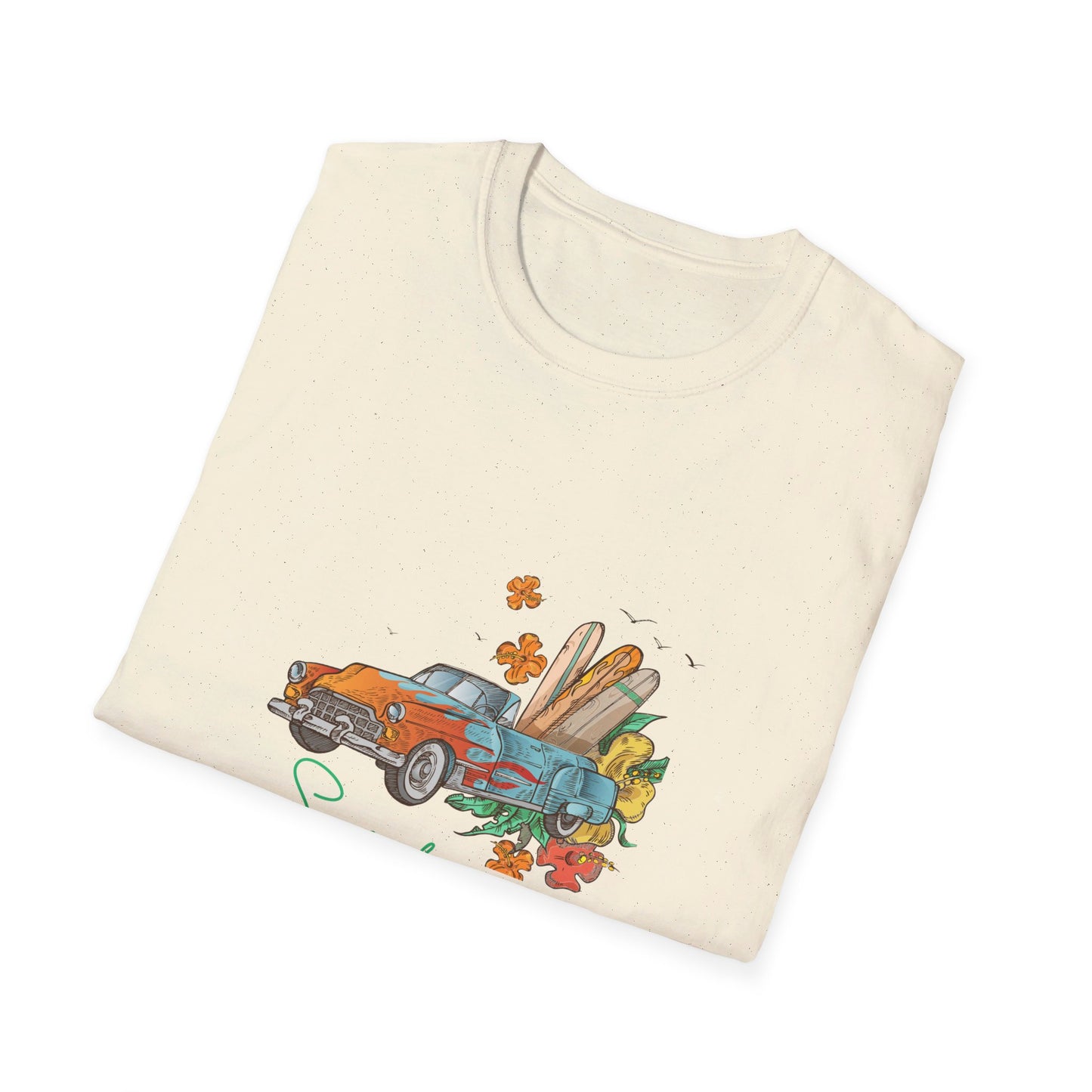 Unisex Softstyle Summer surfing t-shirt