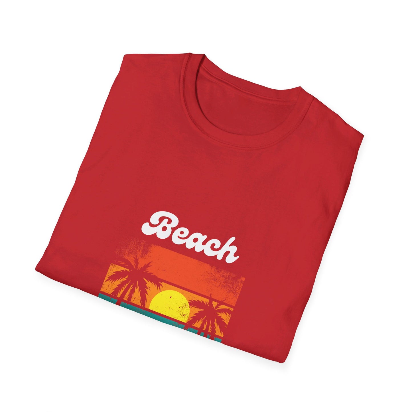 Unisex Softstyle Summer Beach time t-shirt