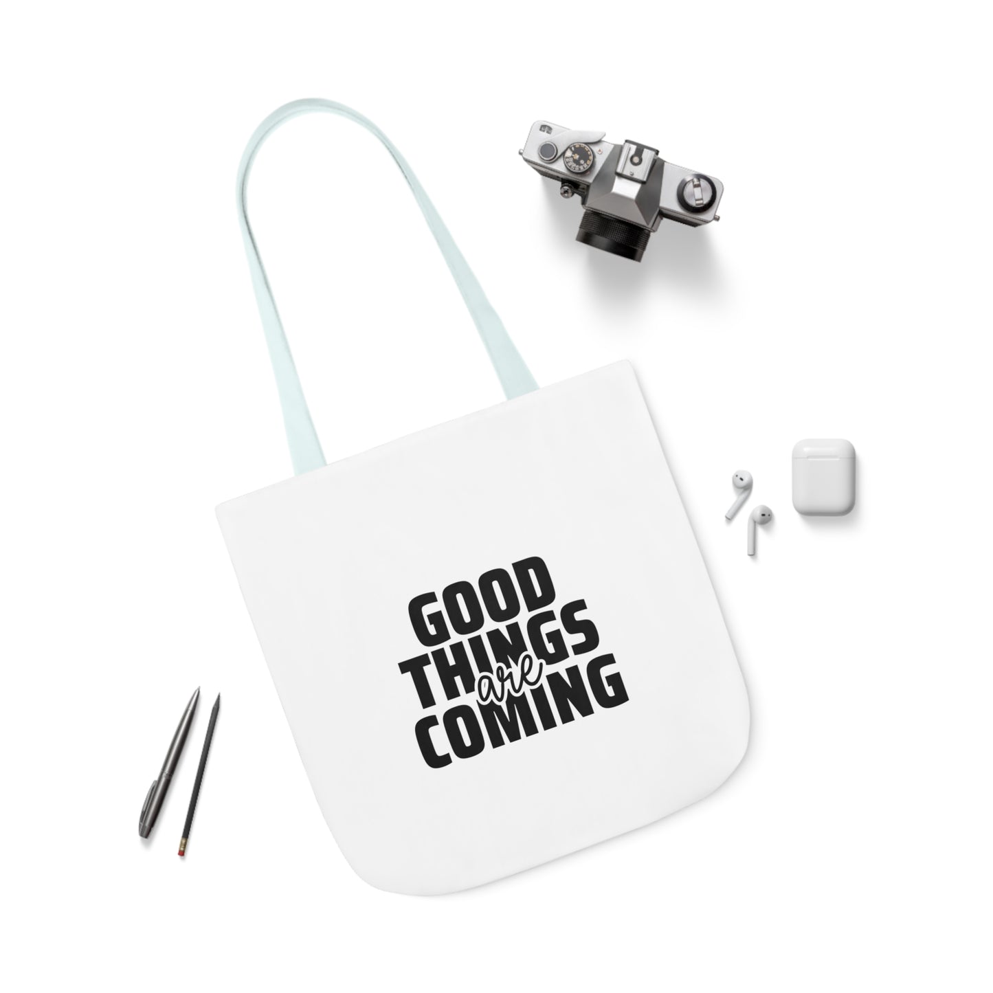 Canvas Tote Bag-Good Things are Coming