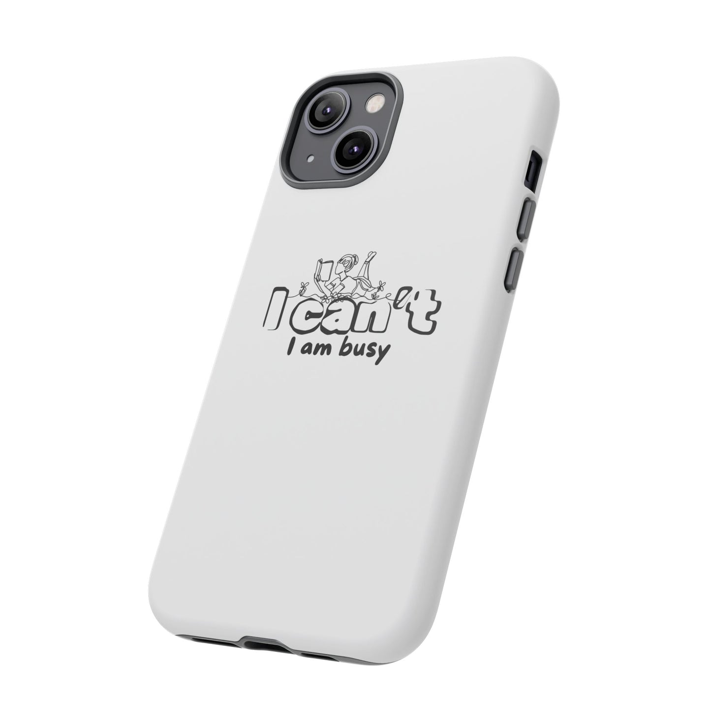 Tough Cases-iPhone cases- I can't aim busy