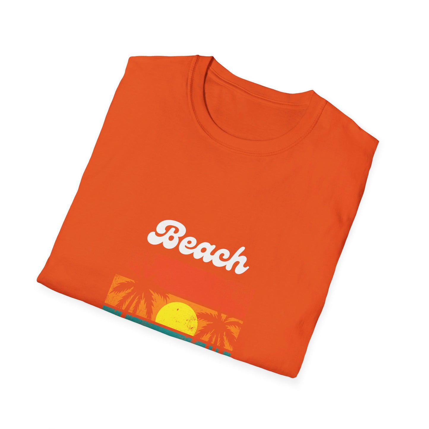 Unisex Softstyle Summer Beach time t-shirt