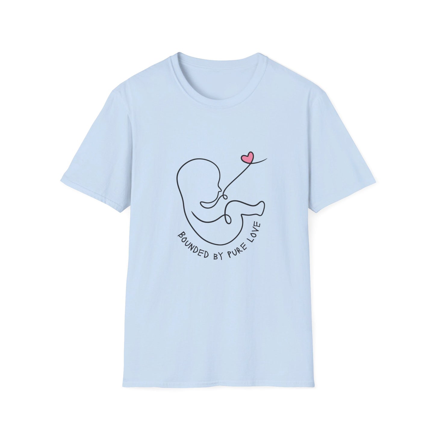 Bounded by pure love- pregnant  mother- new mother- family t-shirt