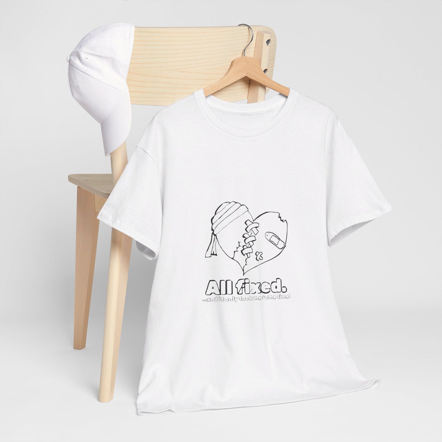 Copy of Unisex Heavy Cotton Tee - Just leaving best life-Busy girl- reading a book-relaxing-Cool girls t-shirt