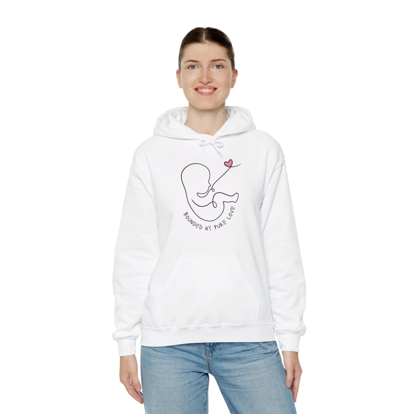 Unisex Heavy Blend™ Hooded Sweatshirt-Bounded by pure love