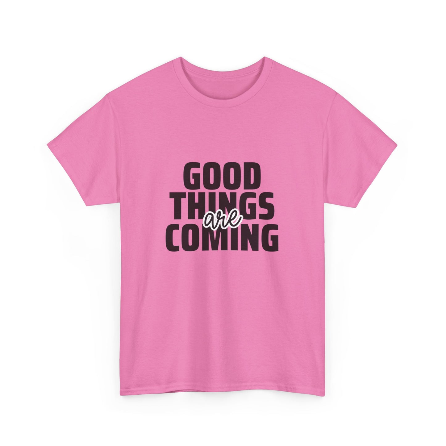 Unisex Heavy Cotton Tee - Goods Things Are Coming- T-shirt