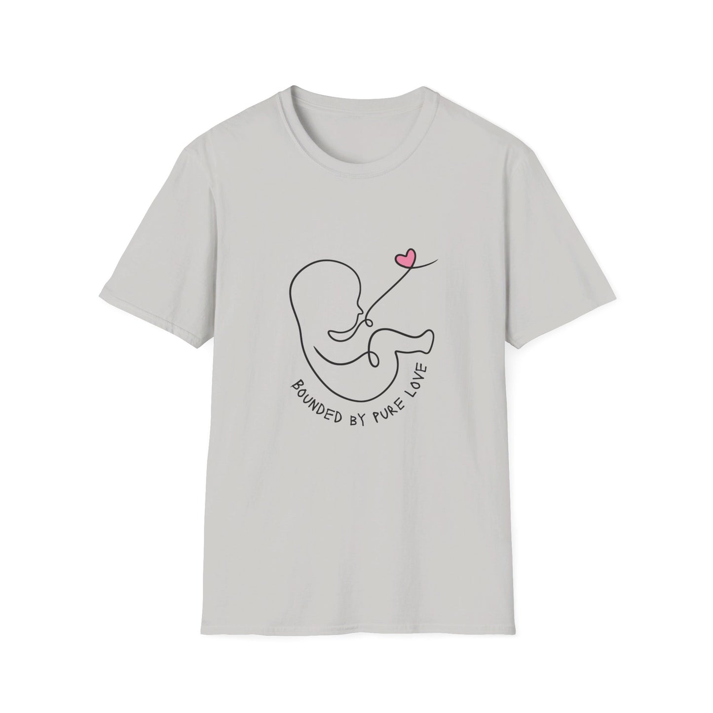 Bounded by pure love- pregnant  mother- new mother- family t-shirt