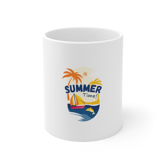 Ceramic Coffee Cups, 11oz, 15oz- Fruit Summer time