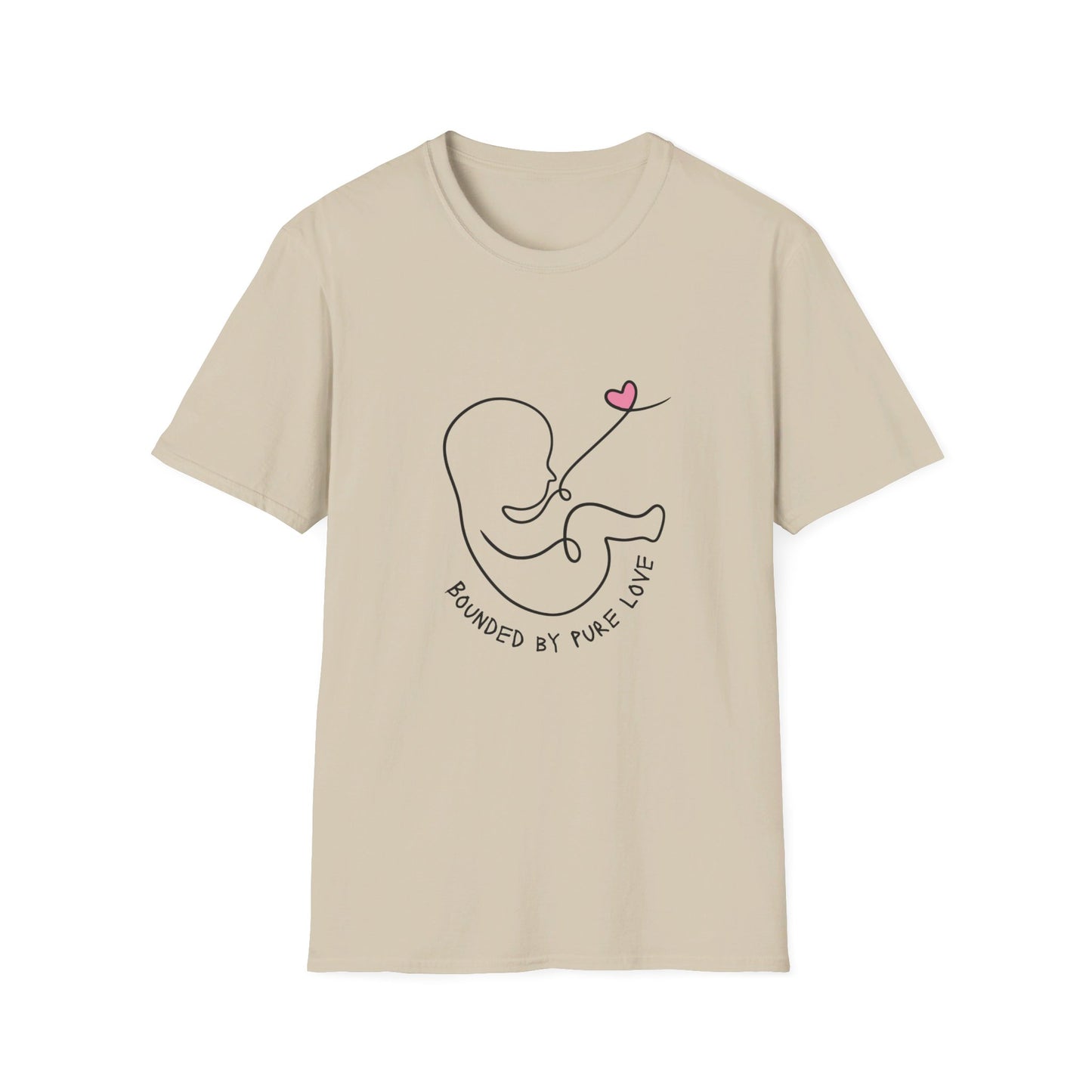 Bounded by pure love- pregnant  mother- new mother- family t-shirt