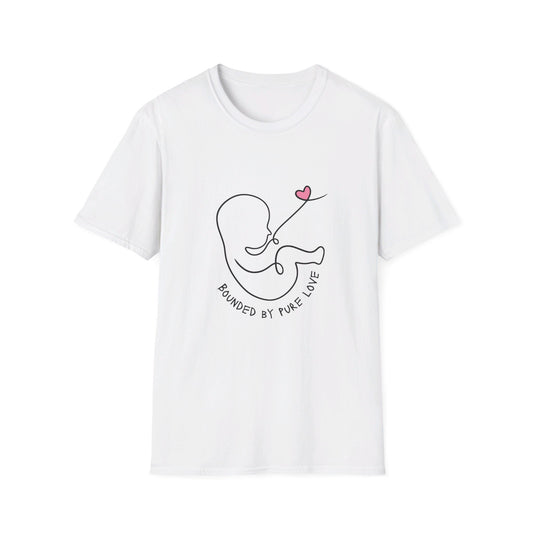 Bounded by pure love- pregnant  mother- new mother- family t-shirt