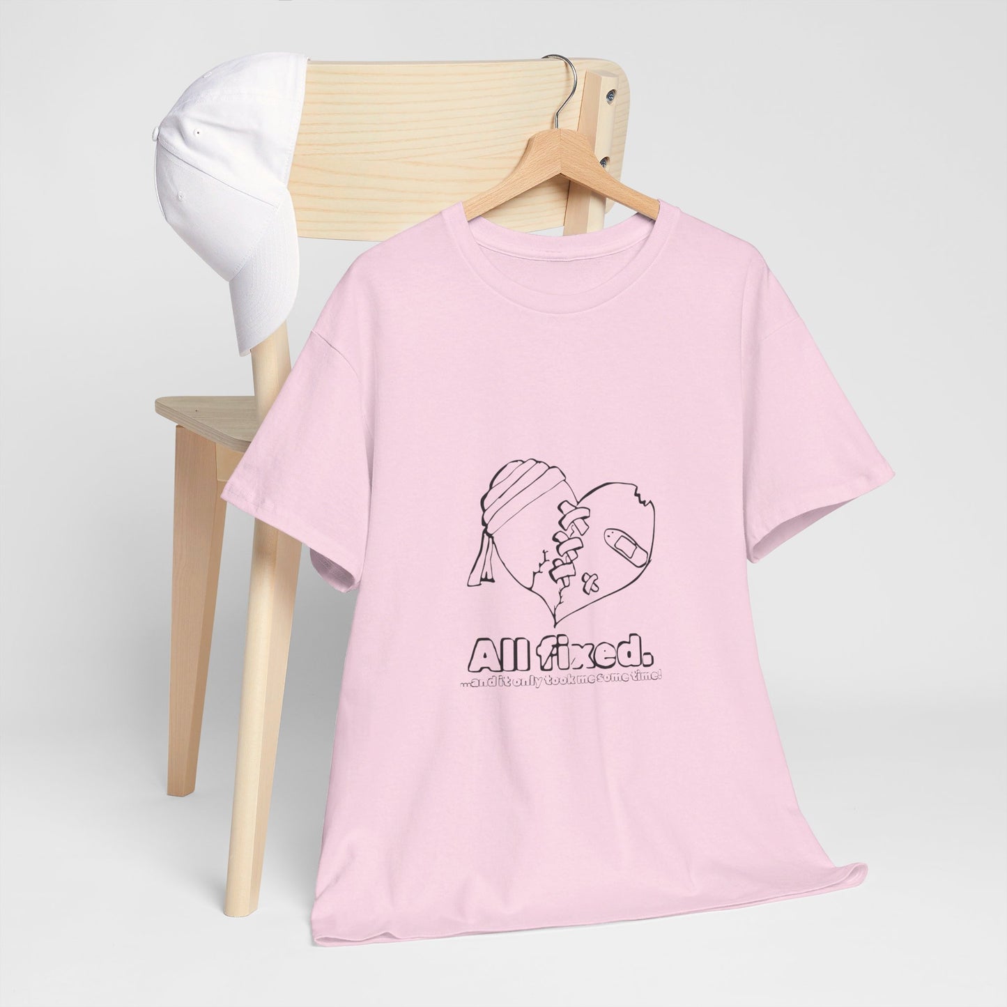 Copy of Unisex Heavy Cotton Tee - Just leaving best life-Busy girl- reading a book-relaxing-Cool girls t-shirt