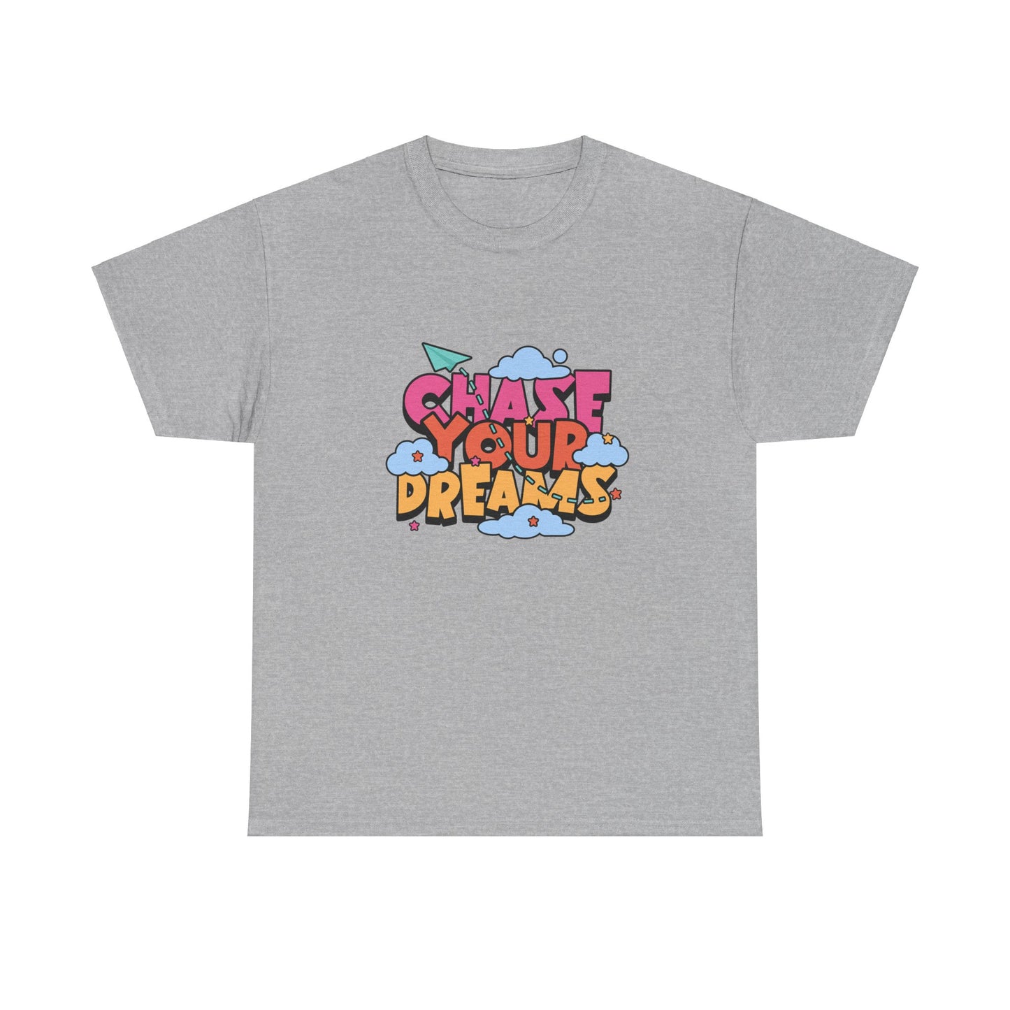 Unisex Heavy Cotton Tee - Chase Your Dreams- T-shirt