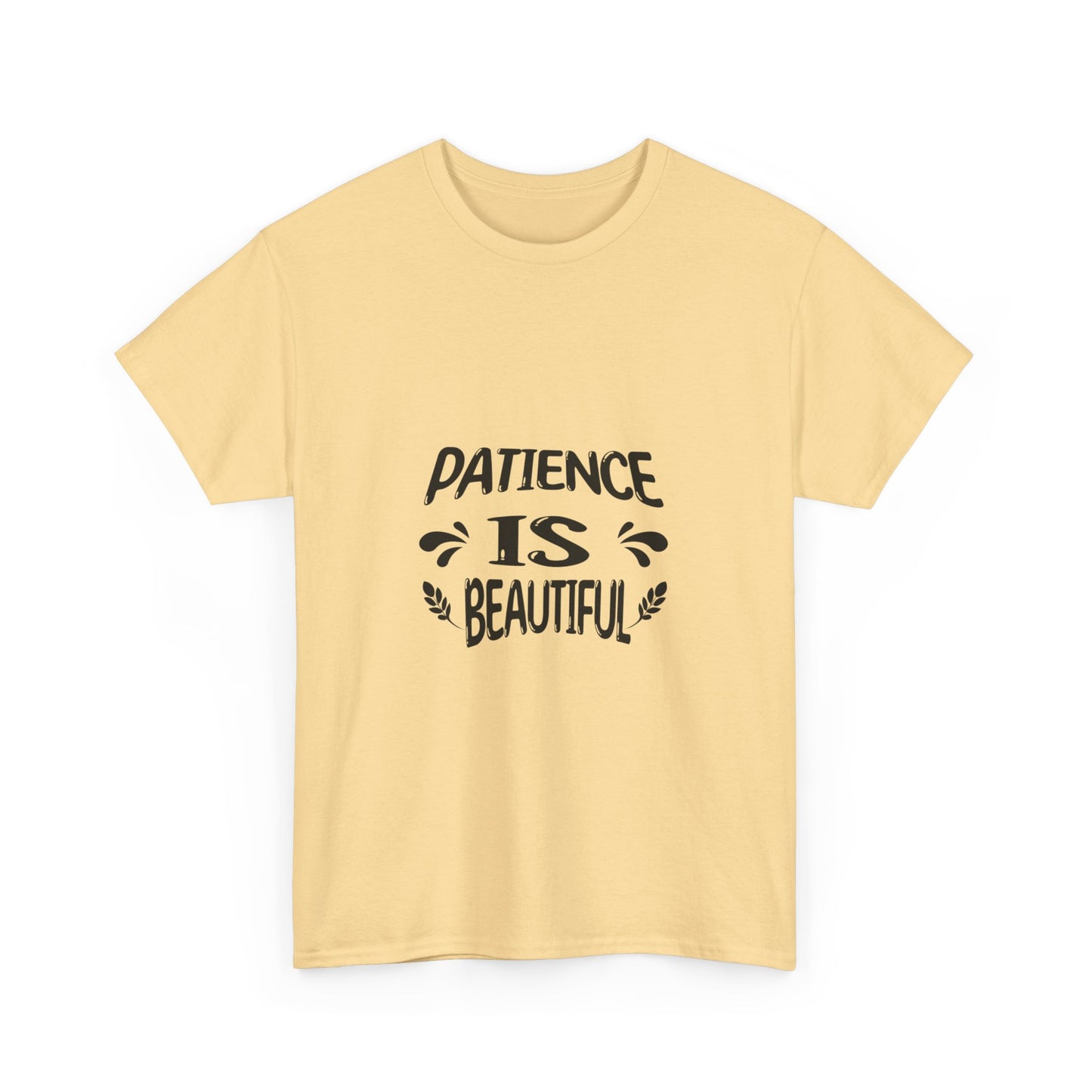 Unisex Heavy Cotton Tee - Patience is Beautiful - T-shirt