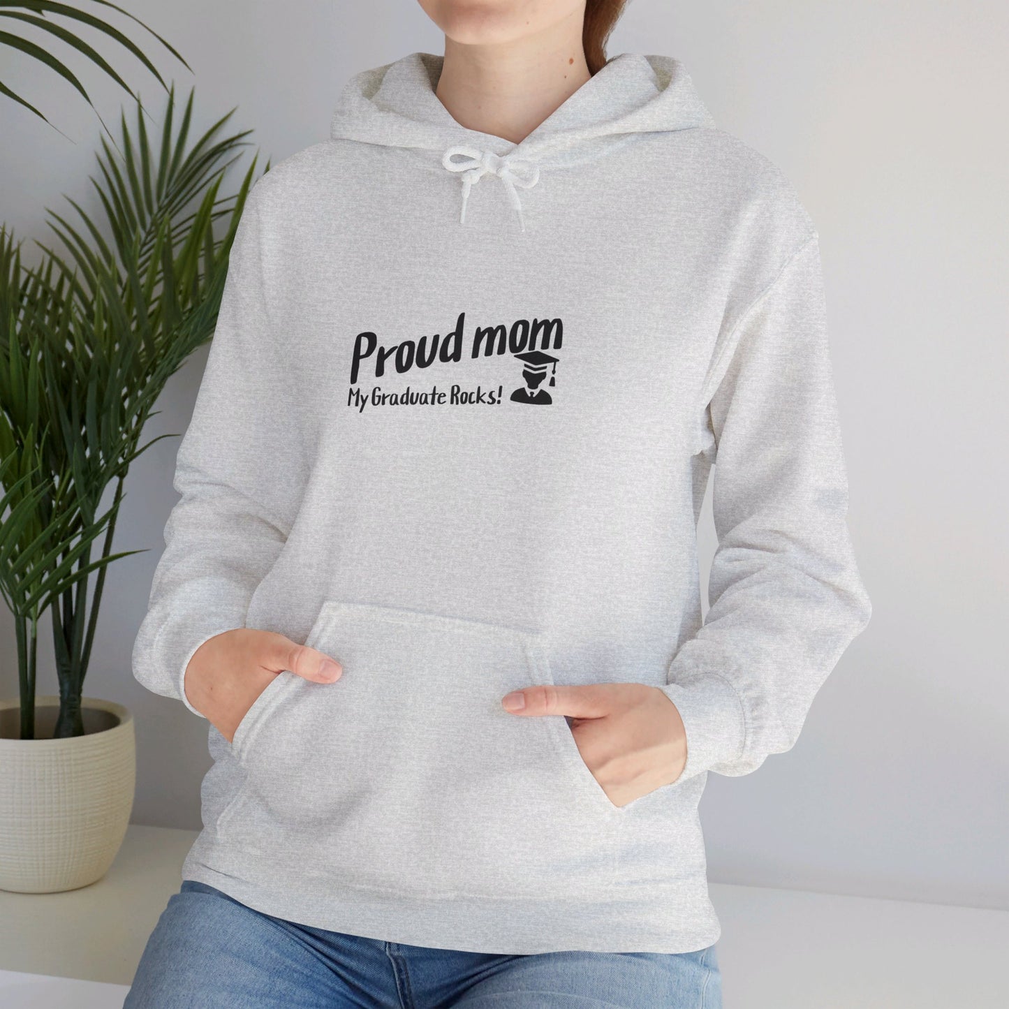 Unisex Heavy Blend™ Hooded Sweatshirt-Proud mom of graduate