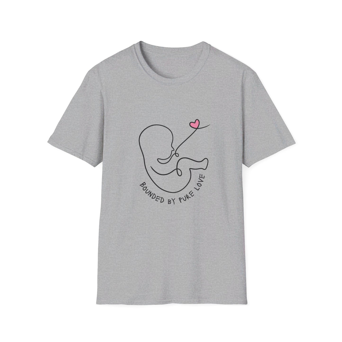 Bounded by pure love- pregnant  mother- new mother- family t-shirt