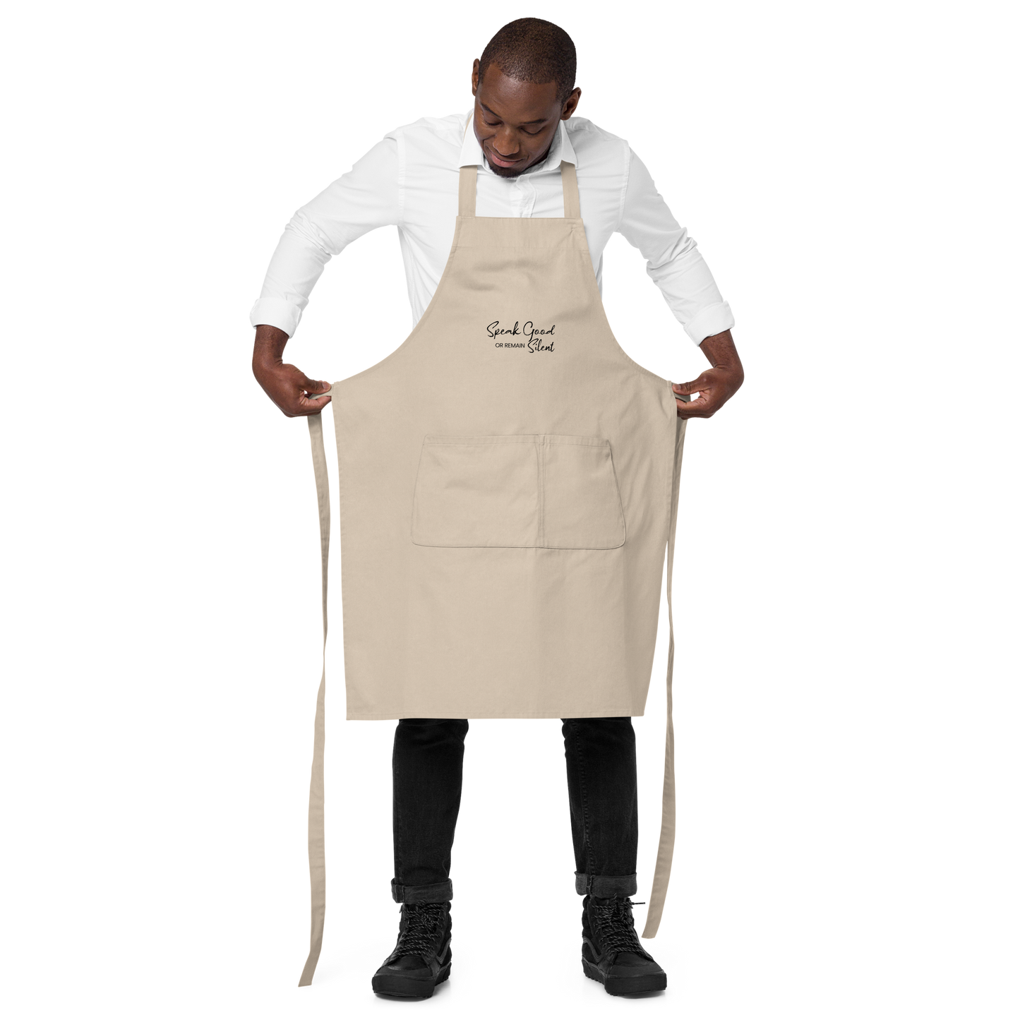 Organic cotton apron