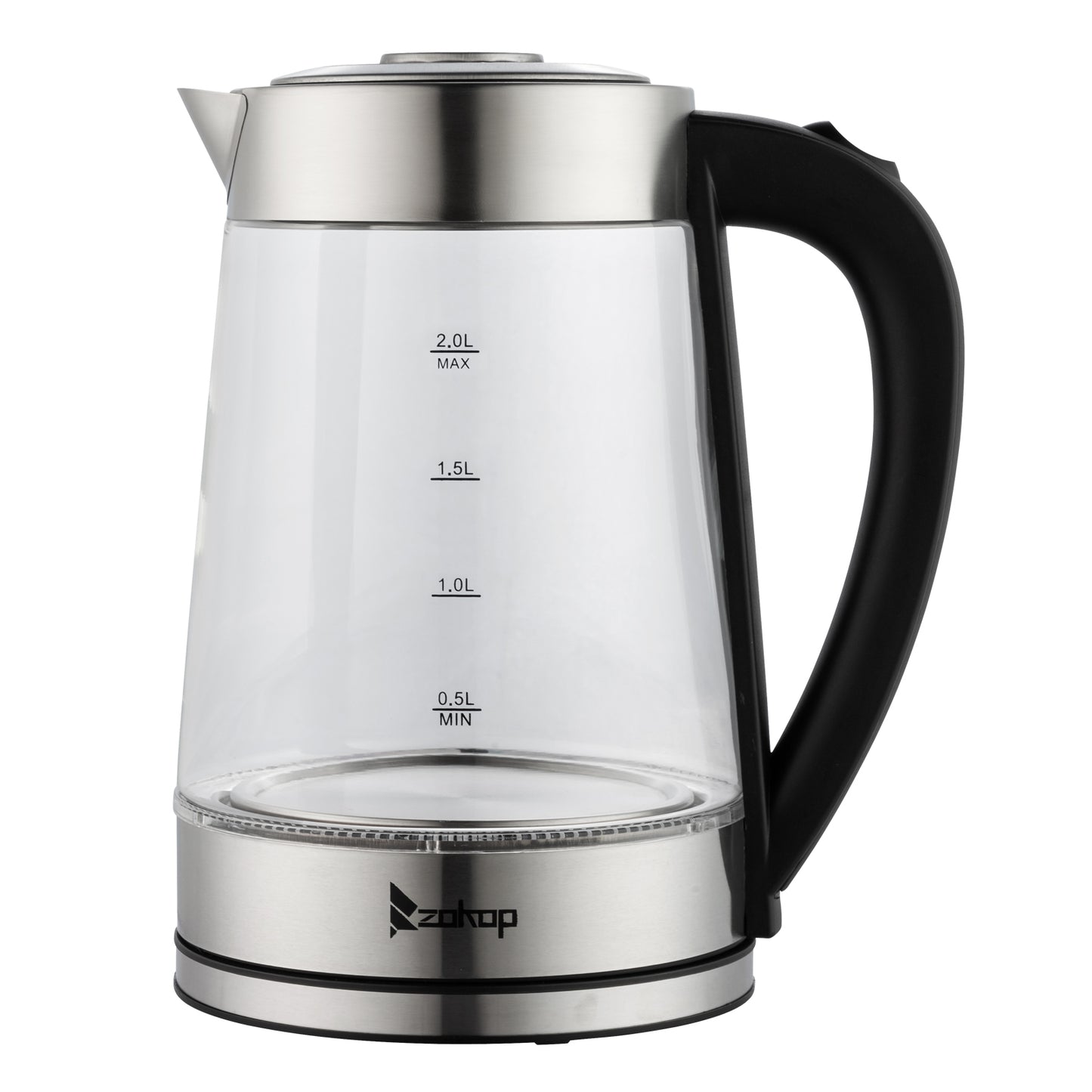 HD-250 220V 2000W 2L Blue Glass Electric Kettle